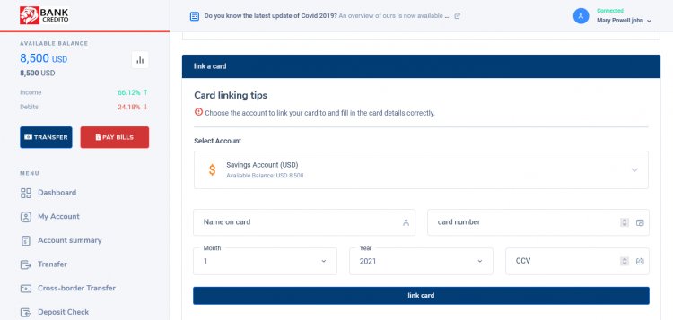 StuntBank | Fully Customized Online Banking Script With COT, IMF, and OTP Billing Code