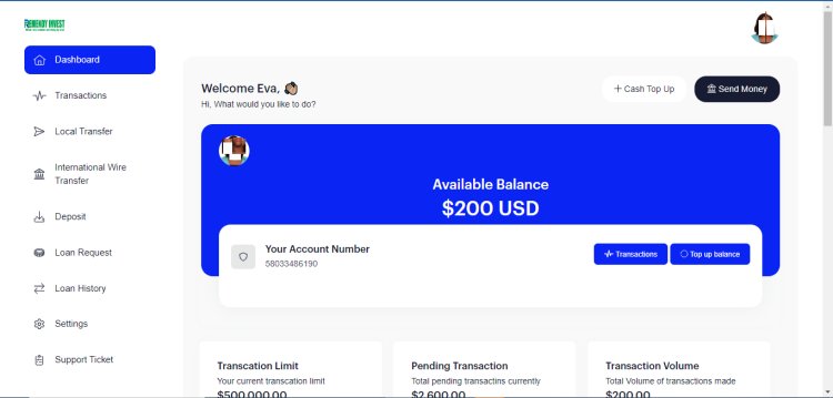 Remedy Bank -Online Net Banking PHP Script