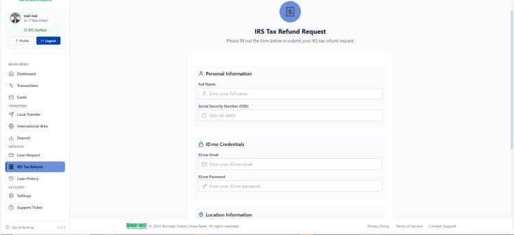 Grand Remedy Bank - The Ultimate Online Banking PHP Laravel Script