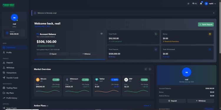 RemedyBrembyPro – The Ultimate Laravel PHP Investment & Bitcoin Script