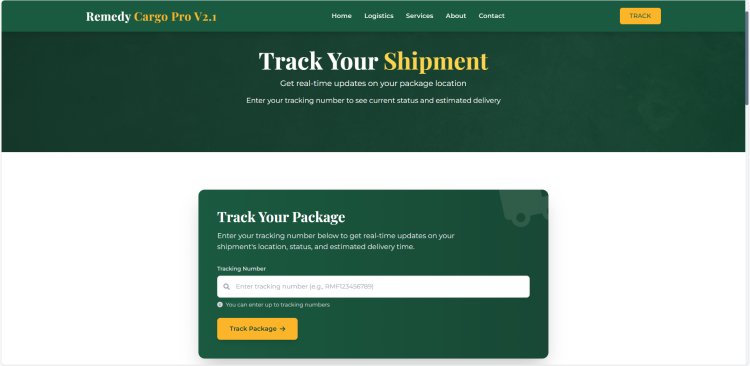 Remedycargo Pro v3.3 – Courier Tracking & Logistics Management System (PHP Laravel)