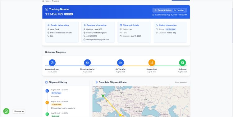 Remedy Shypdirect – Courier, Cargo & Shipment Tracking Script