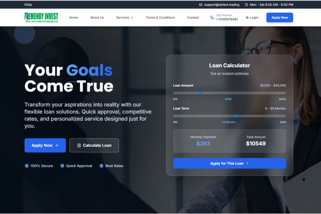 Remedy Blythe Loan Script – The Ultimate PHP/Laravel Loan Management System