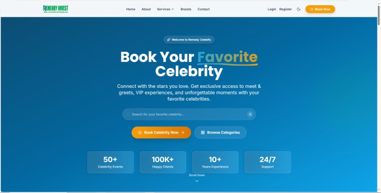 Remedy Celebify – The Ultimate Celebrity Booking PHP/Laravel Script
