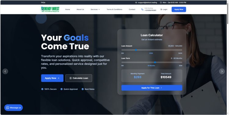Remedy Blythe Loan Script – The Ultimate PHP/Laravel Loan Management System